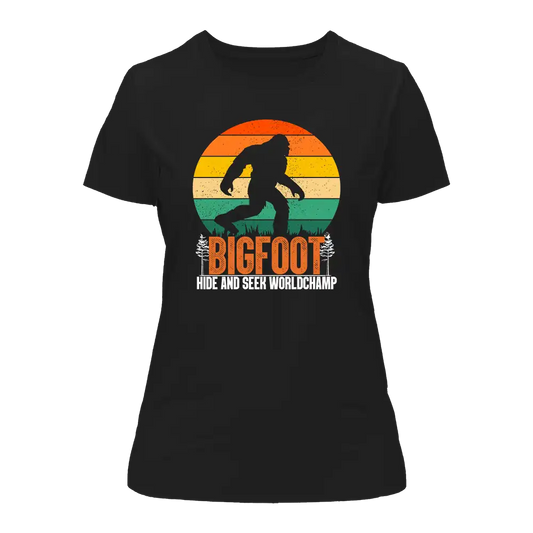 Bigfoot Hide And Seek T-Shirt for Women