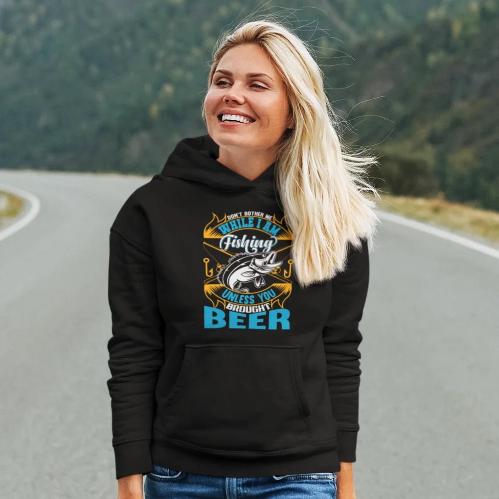 Don't Bother Me While I'm Fishing Unisex Hoodie - Gibbs'N Sons