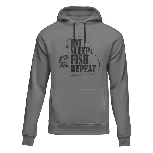 Eat Sleep Fish Repeat Pullover Hoodie - Gibbs'N Sons