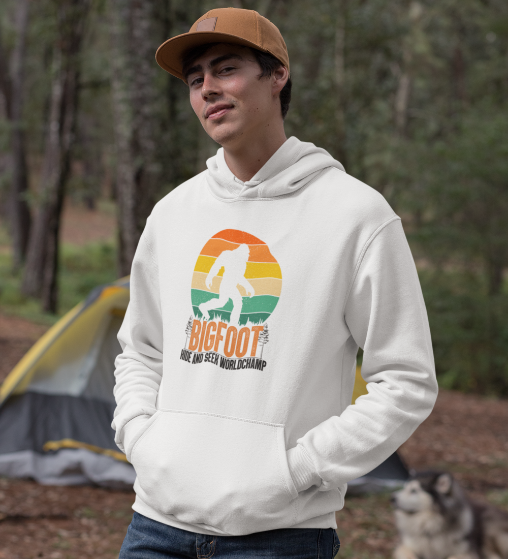 Bigfoot Hide And Seek Unisex Hoodie - A Minnesota Favorite!