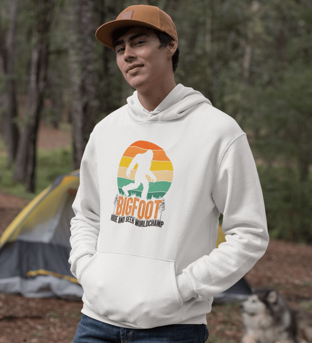 Bigfoot Hide And Seek Unisex Hoodie - A Minnesota Favorite! - Gibbs'N Sons