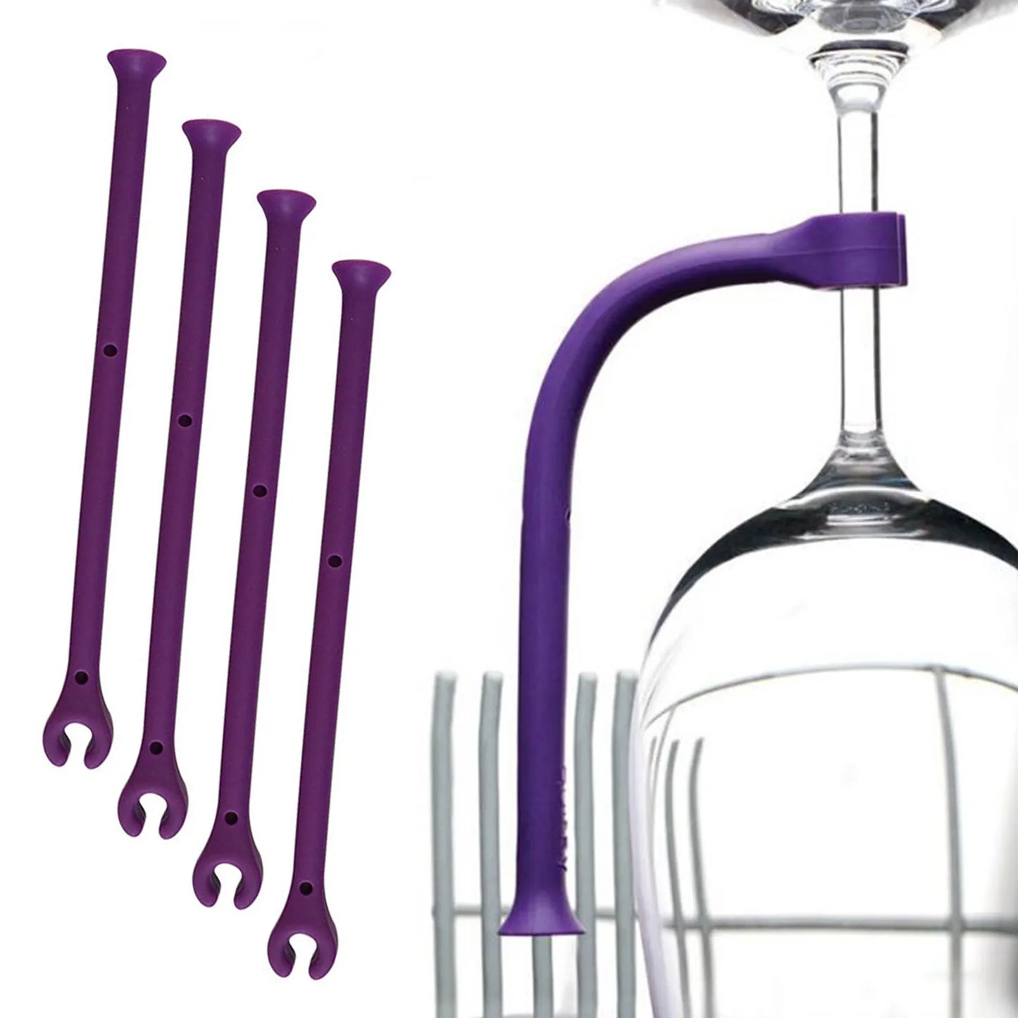 Flexible Silicone Stemware Saver for Wine