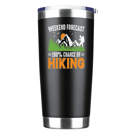 Weekend Forecast 100% Hiking Insulated Vacuum Sealed Tumbler - Gibbs'N Sons
