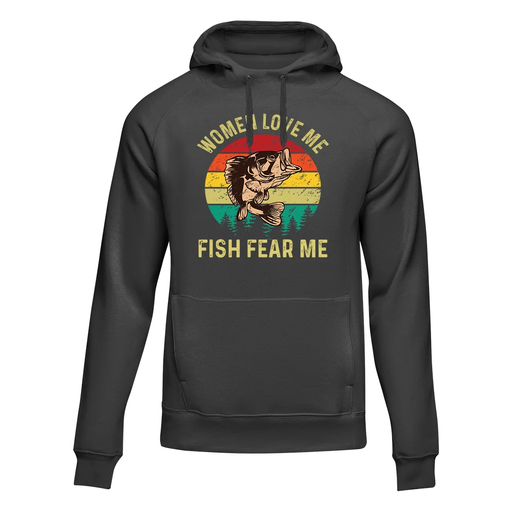 Women Love Me Fish Hate Me Unisex Hoodie
