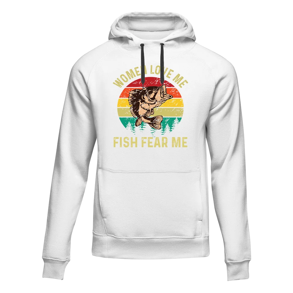 Women Love Me Fish Hate Me Unisex Hoodie