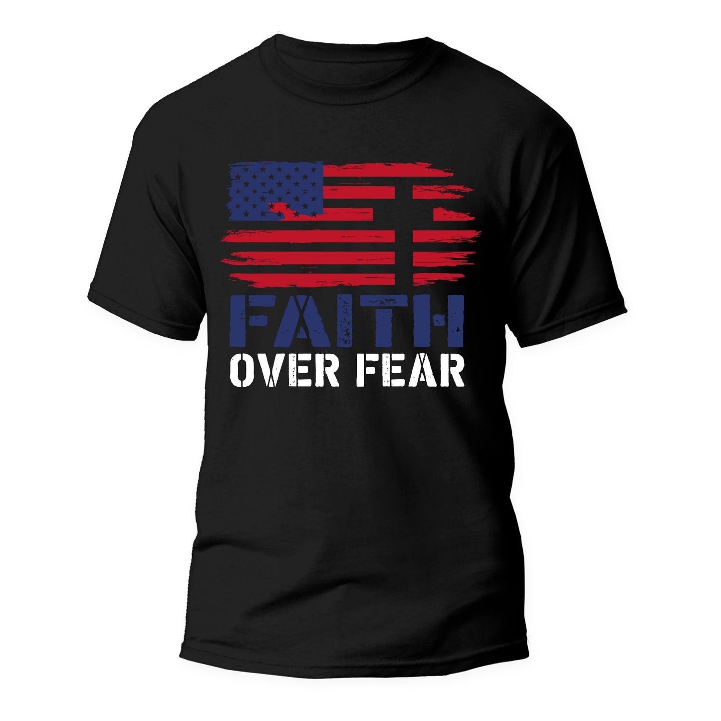 Faith Over Fear Unisex T-shirt - Black